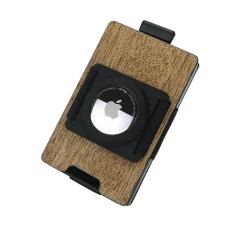 Aviator Wallet Wood x Carbon Fiber Slide Slim Wallet Geldbörse