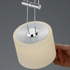 Bankamp Leuchten Grazia LED Pendelleuchte, 3-flg., mit Rondell