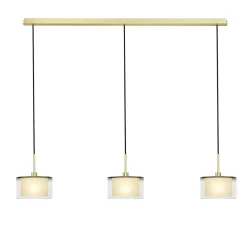 Bankamp Leuchten Karl 75 Pendelleuchte, 3-flg.