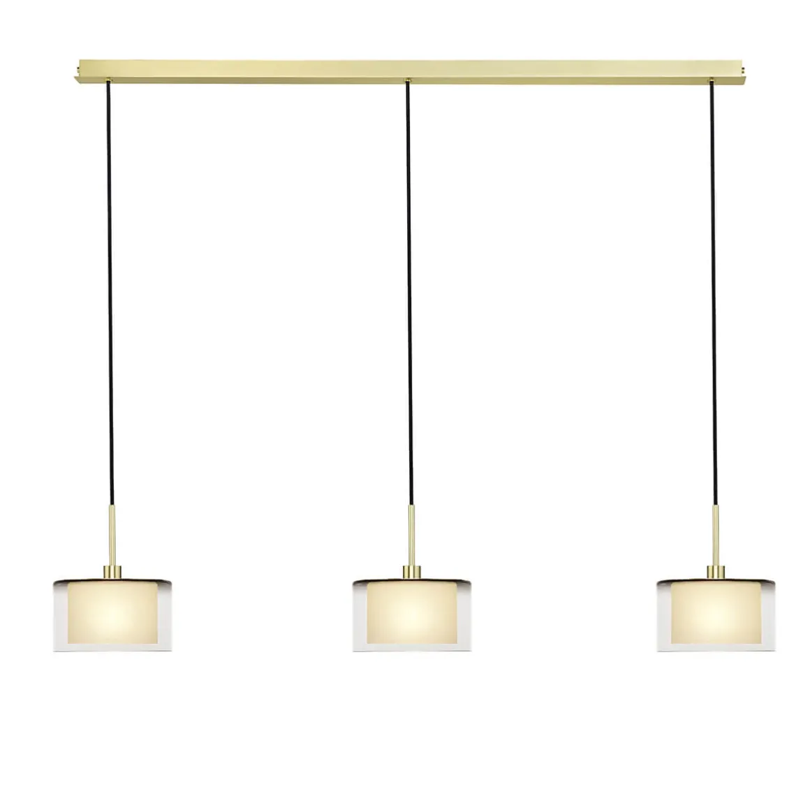 Bankamp Leuchten Karl 75 Pendelleuchte, 3-flg.