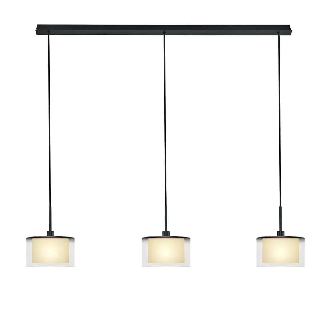 Bankamp Leuchten Karl 75 Pendelleuchte, 3-flg.