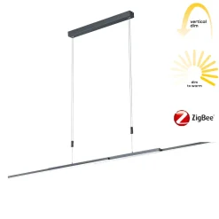 Bankamp Leuchten Lightline II up & down LED Pendelleuchte, Vertical dim