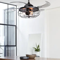 Beacon Lighting Industri Deckenventilator mit Licht