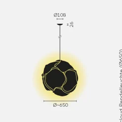 Belux Cloud-36 LED Pendelleuchte