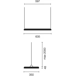 Belux Flat-30 Pendelleuchte, dimmbar DALI, Abverkaufsware