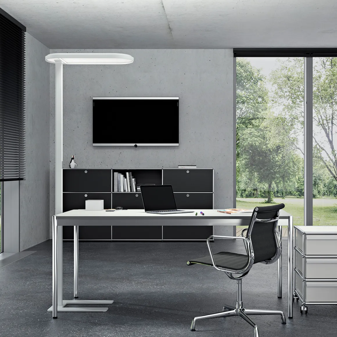 Belux Kido-12 LED Stehleuchte, asymmetrisch, Multisens