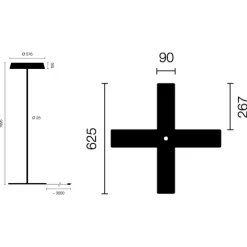 Belux Koi-10 Neo LED Stehleuchte, mit Dimmer
