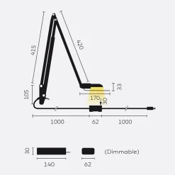 Belux Liftolino-42 LED Tischleuchte