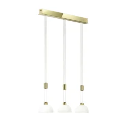 B+M Leuchten Moon II LED Pendelleuchte, 3-flg.