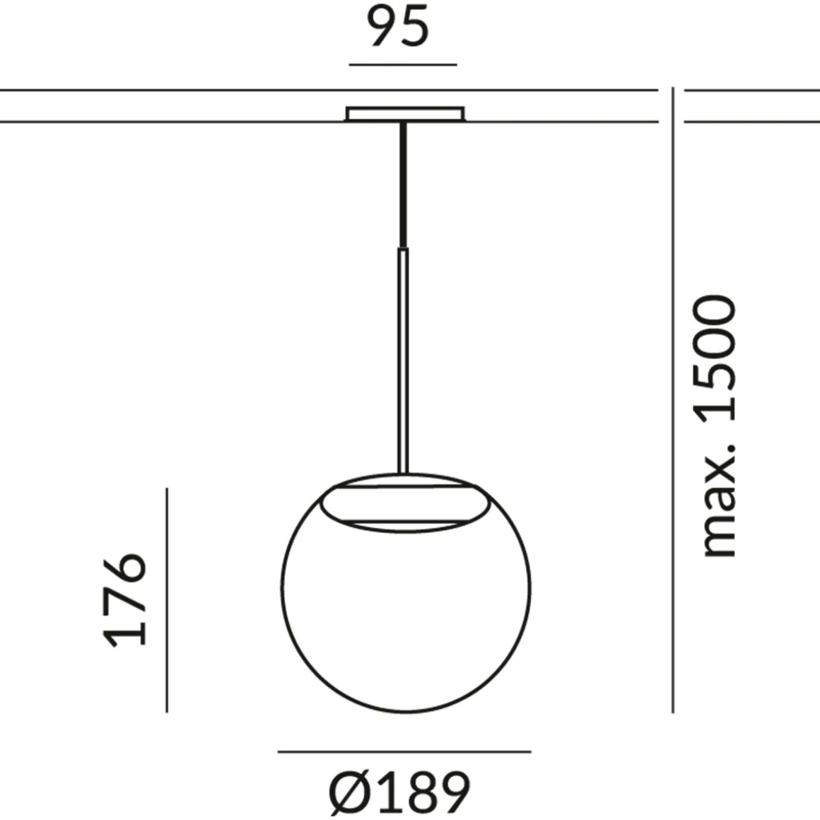 Bruck All-In Blop Moll LED Pendel