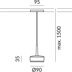 Bruck All-In Tuto II LED Pendel
