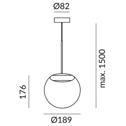 Bruck Blop Moll AC S LED Pendelleuchte