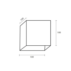 Bruck Cranny LED W Wandleuchte