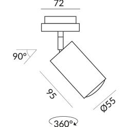Bruck Duolare Star DLR LED Spot