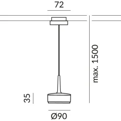 Bruck Duolare Tuto II DLR LED Pendel