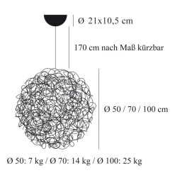 Catellani & Smith Fil de Fer Pendelleuchte