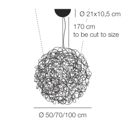 Catellani & Smith Fil de Fer Outdoor Pendelleuchte