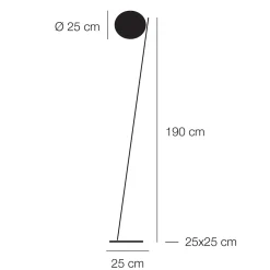 Catellani & Smith Lederam F0 LED Stehleuchte