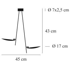 Catellani & Smith Lederam C2 Deckenleuchte