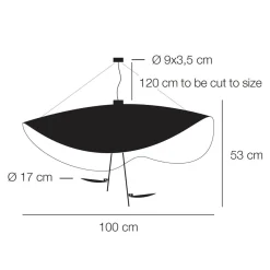 Catellani & Smith Lederam Manta S2 Pendelleuchte