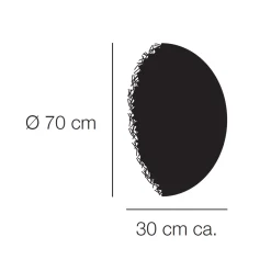 Catellani & Smith PostKrisi CW 70 LED Wandleuchte