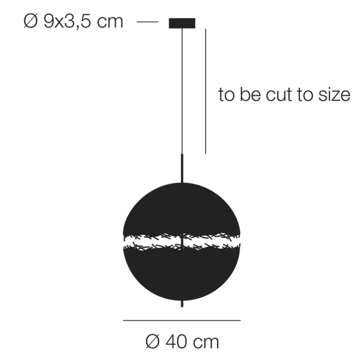 Catellani & Smith PostKrisi 65 Pendelleuchte, Ø: 40 cm