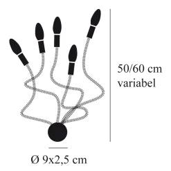 Catellani & Smith Turciu 5 Wandleuchte