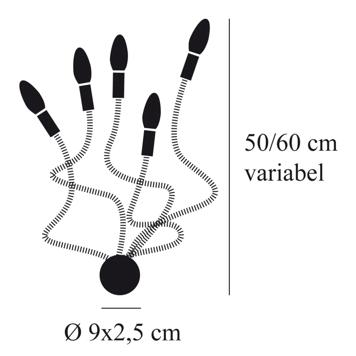 Catellani & Smith Turciu 5 Wandleuchte