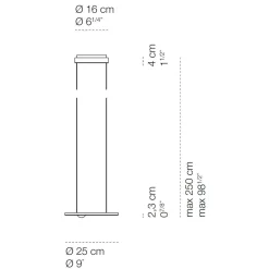 Cini & Nils Passepartout25 sopratavolo LED Pendelleuchte, mit Sensordimmer