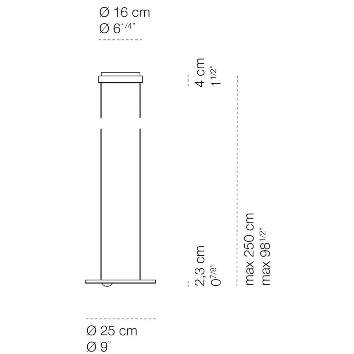 Cini & Nils Passepartout25 sopratavolo LED Pendelleuchte, Rückläufer