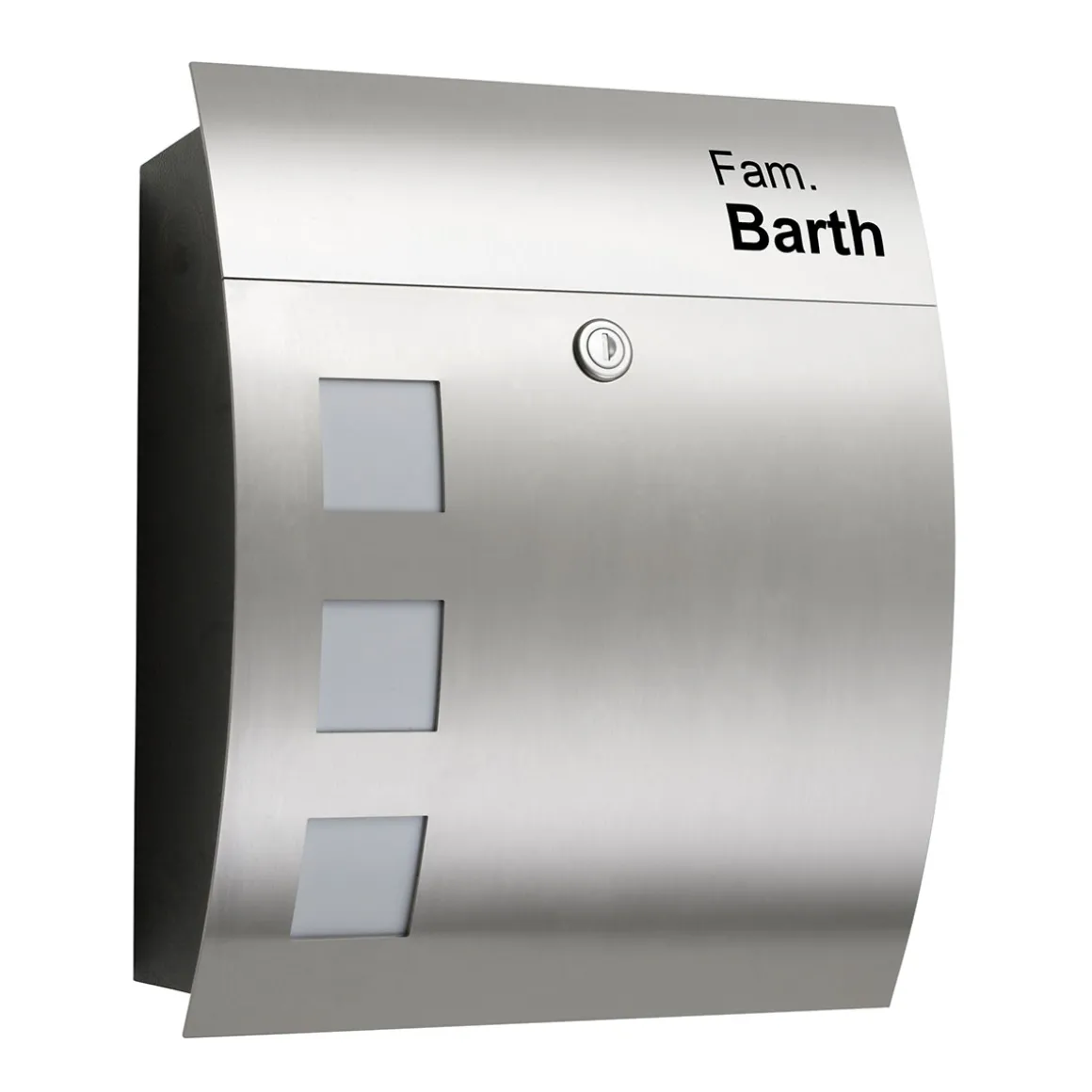 CMD Leuchten 46/G Briefkasten mit Fenster und Gravur