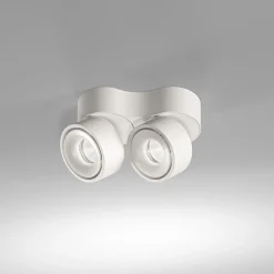 Egger Licht Clippo Duo LED Wand- / Deckenstrahler, Dim-to-Warm