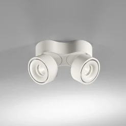 Egger Licht Clippo Duo LED Wand- / Deckenstrahler, Dim-to-Warm