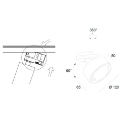 Egger Licht Clippo Optic P3 LED Schienenstrahler