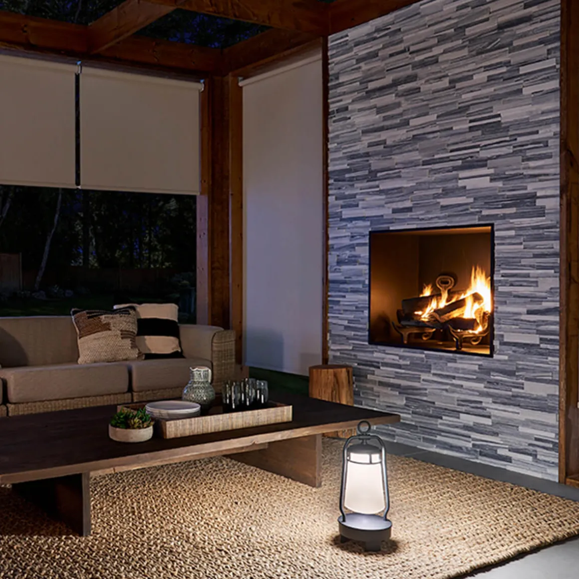 Elstead Lighting Lyndon LED Akkuleuchte & Bluetooth Lautsprecher