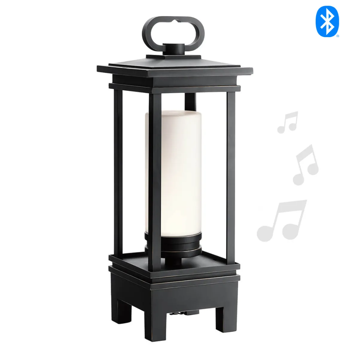 Elstead Lighting South Hope LED Akkuleuchte & Bluetooth Lautsprecher