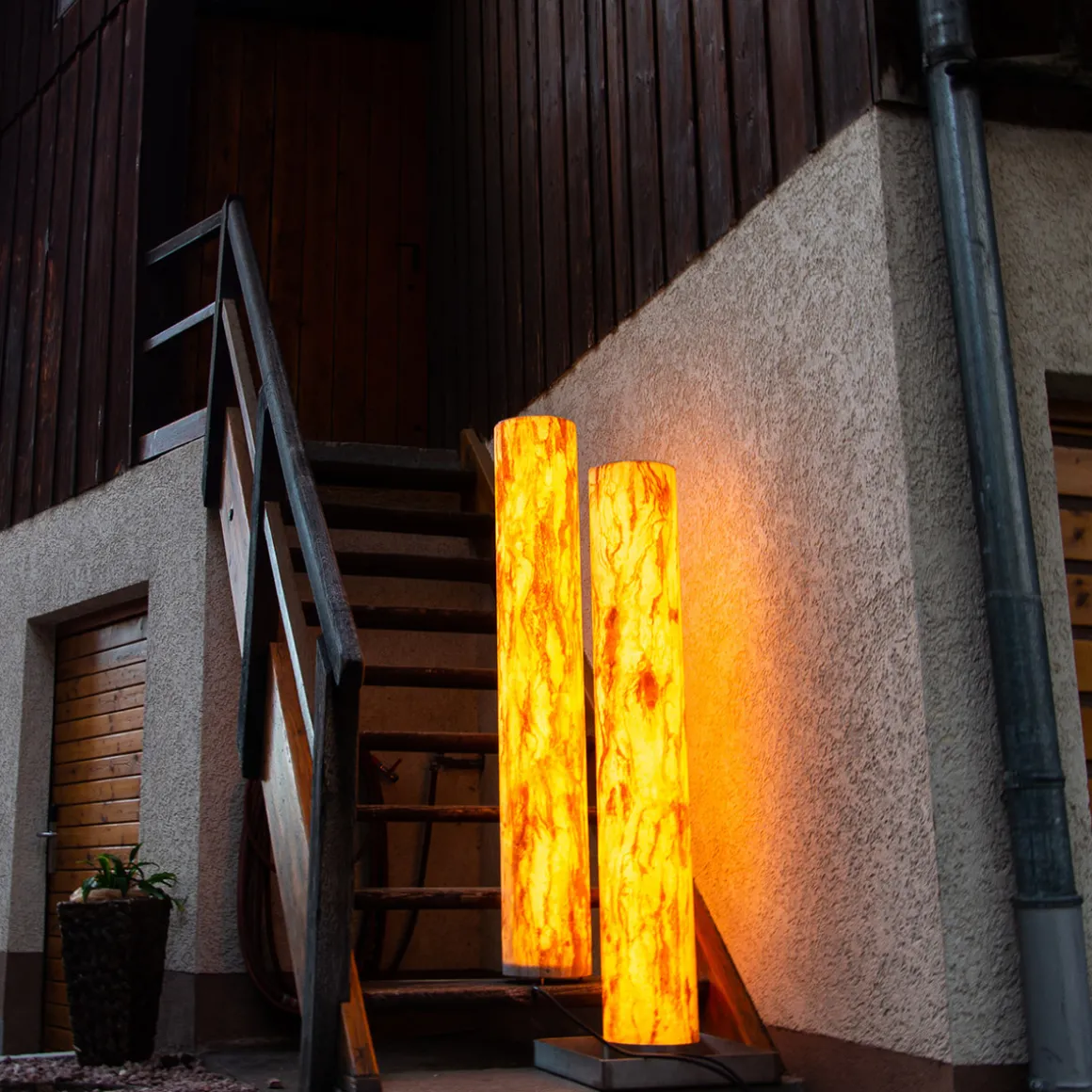 Epstein-Design Apollo Sahara LED Stehleuchte / Lichtsäule