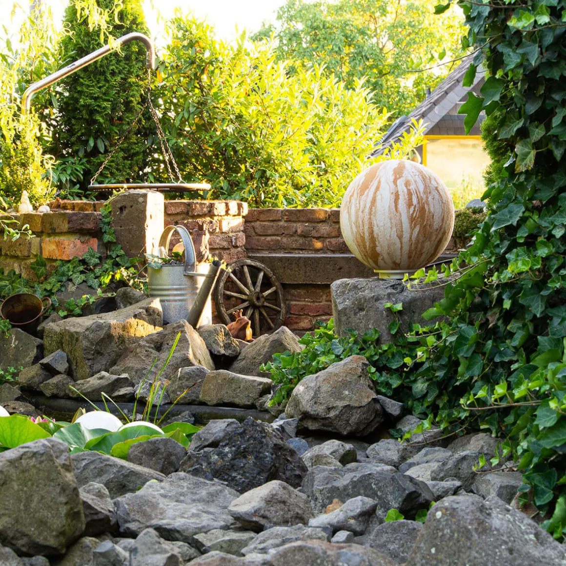 Epstein-Design Kugel Sahara Stationär CCT-LED Bodenleuchte mit ZigBee