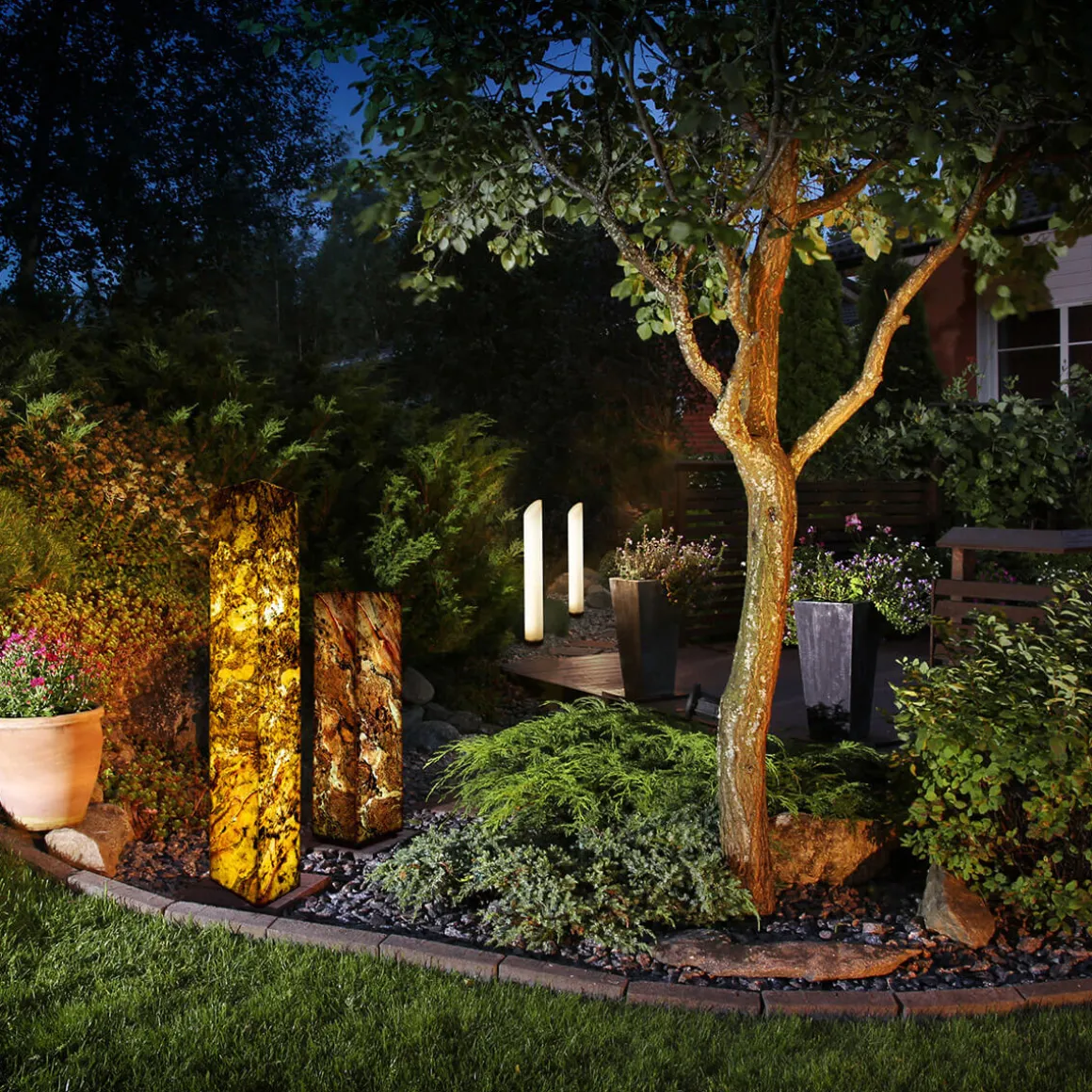 Epstein-Design Light Star CCT-LED Stehleuchte / Lichtsäule mit ZigBee