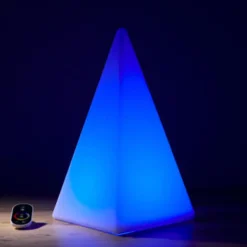 Epstein-Design Pyramide RGB-LED Akkuleuchte