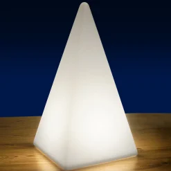 Epstein-Design Pyramide RGB-LED Akkuleuchte