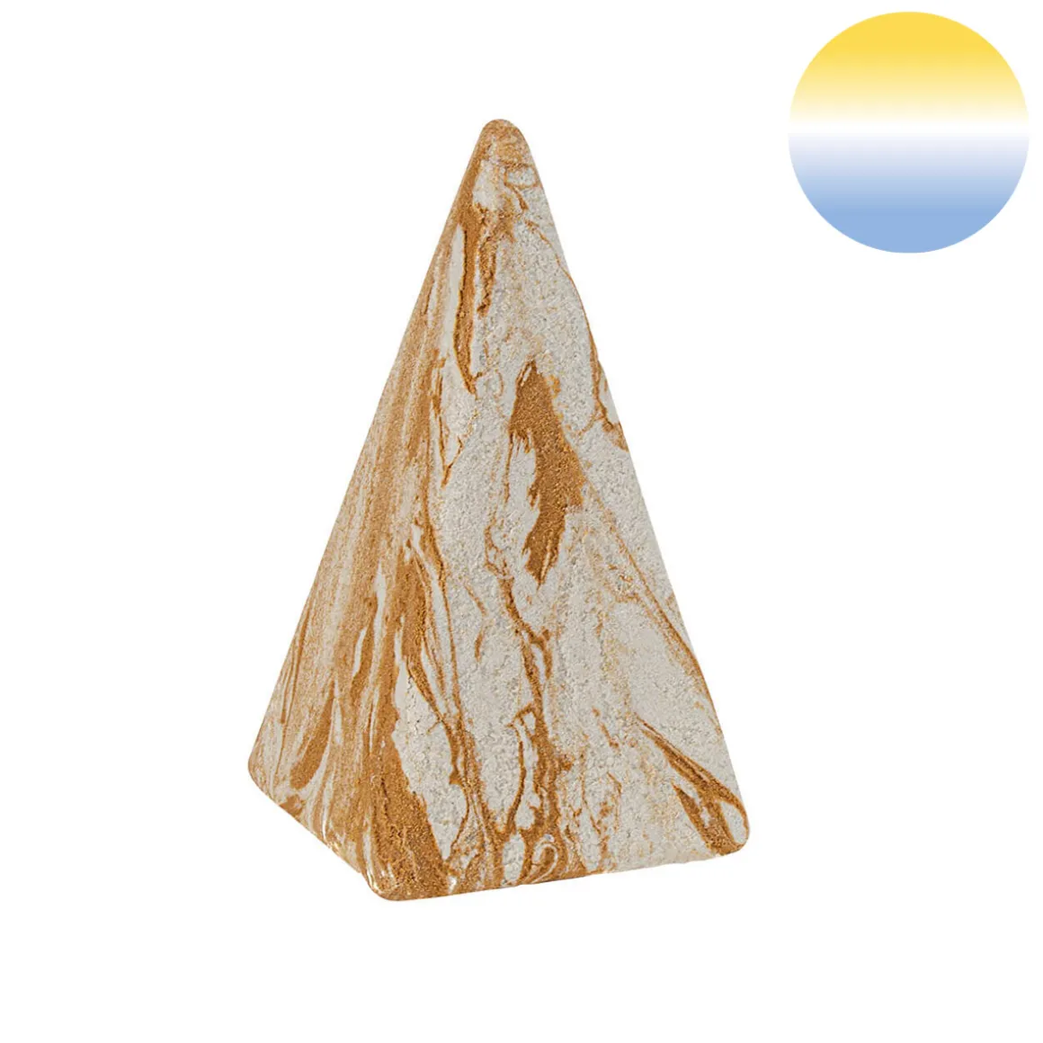 Epstein-Design Pyramide Sahara LED Akkuleuchte