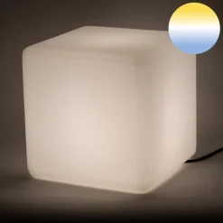 Epstein-Design Würfel CCT-LED Außenleuchte mit ZigBee