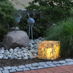 Epstein-Design Würfel Eifel im Herbst Außenleuchte