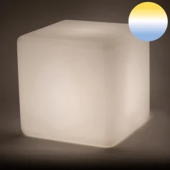 Epstein-Design Würfel LED Akkuleuchte