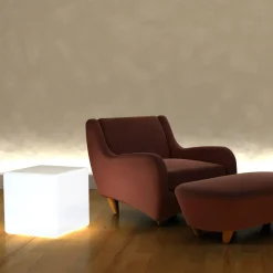 Epstein-Design Würfel LED Akkuleuchte