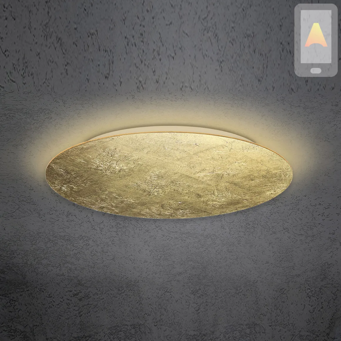 Escale Blade LED Wand- / Deckenleuchte, Ø: 79 cm, mit Casambi-Modul