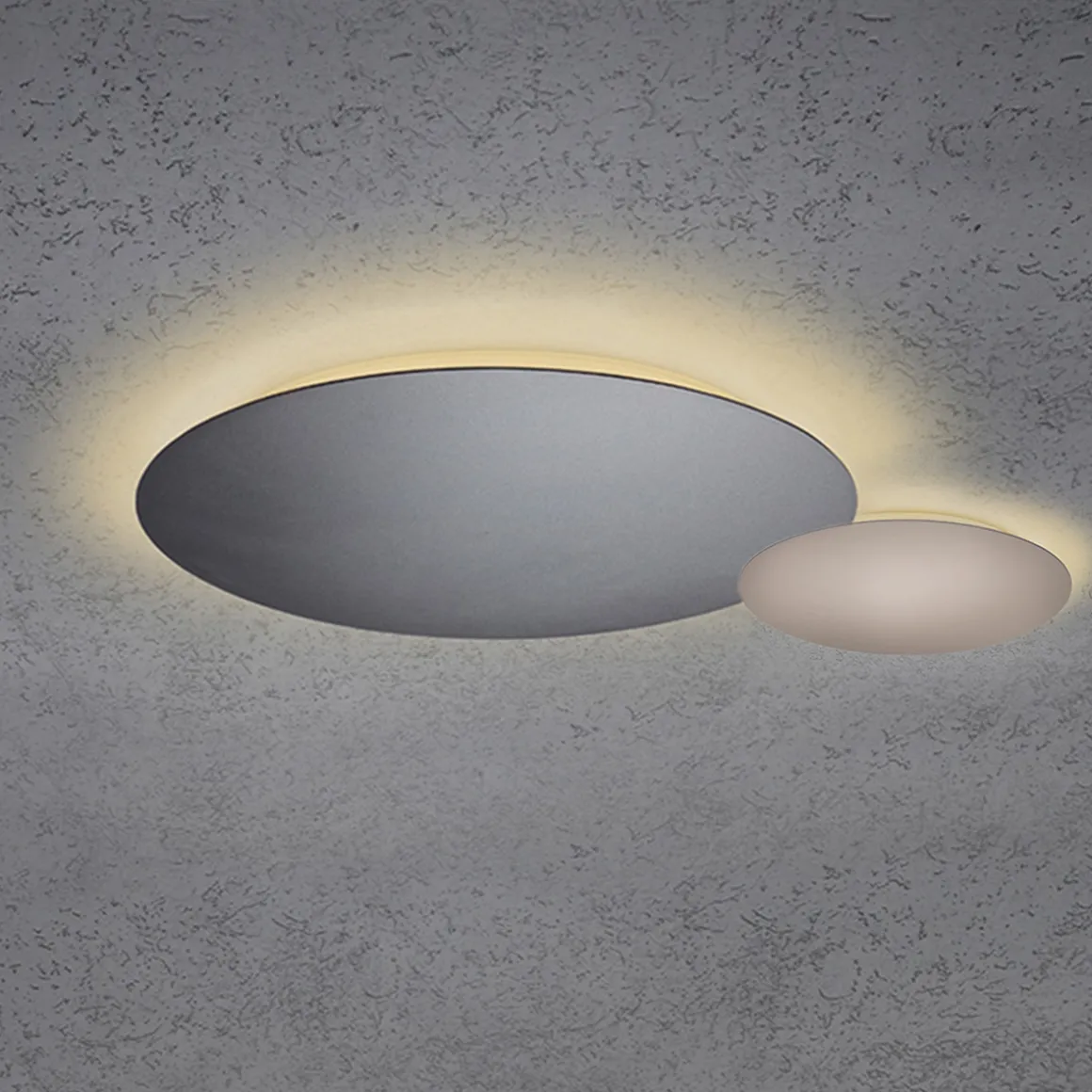 Escale Blade LED Wand- / Deckenleuchte, 2-flg., Ø 44 cm, anthrazit