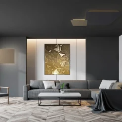 Escale Blade-Q LED Wand- / Deckenleuchte, 44 x 44 cm, mit Casambi-Modul