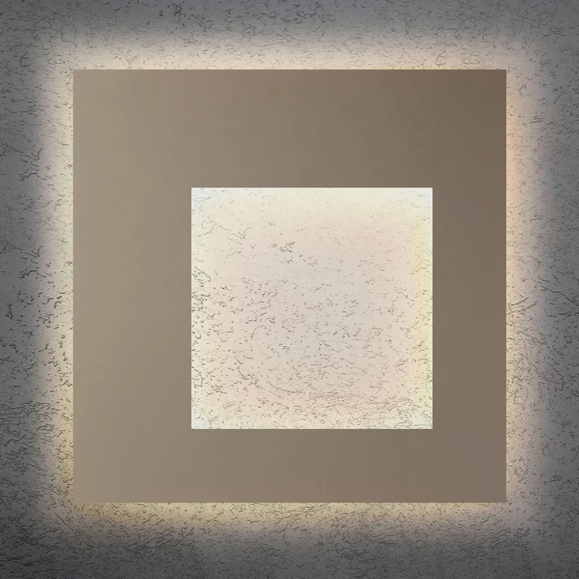 Escale Blade-Q Open LED Wand- / Deckenleuchte, 79 x 79 cm, mit Casambi-Modul